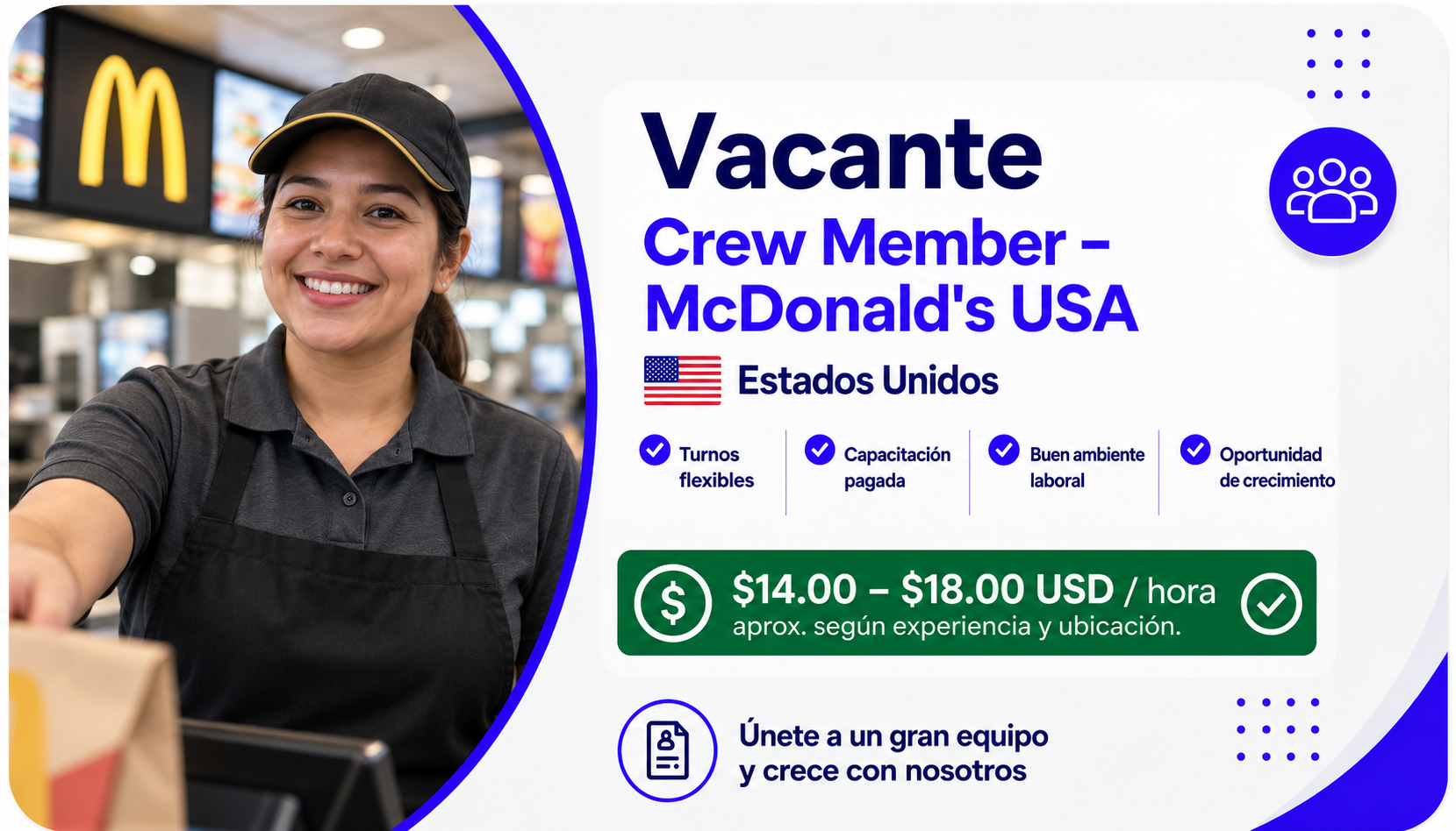 Crew Member McDonald's USA